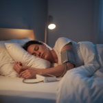 Delaying the kidney’s salt-processing rhythm by hours disrupted nighttime blood pressure in a computer model A sleeping adult wearing an ambulatory blood pressure cuff at night.