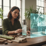 Consumers rated AI-designed products as less sustainable even when the products were identical A product designer working beside an artificial intelligence interface on a sustainable consumer product concept