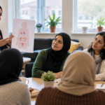 Women attending a community-led cancer screening information workshop