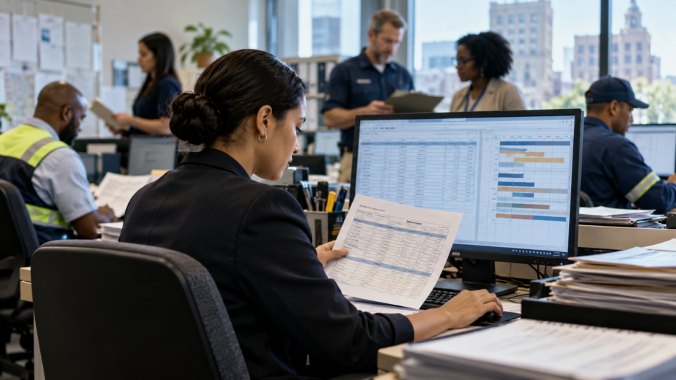 Municipal workforce payroll and scheduling analysis representing research into overtime and gender differences in total compensation.