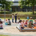 Boys preferred larger groups from preschool age, while infants showed no preference Preschool children interacting in groups of different sizes on a playground.